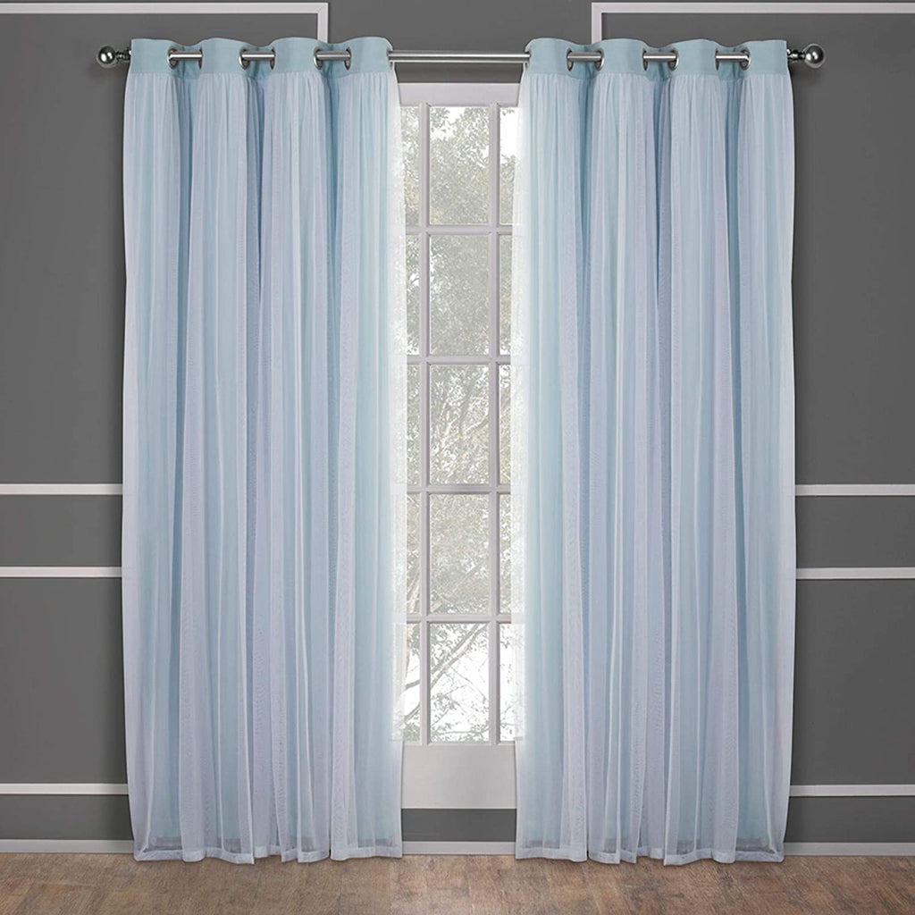 Blue Grommet Curtains 52"x84" L55760