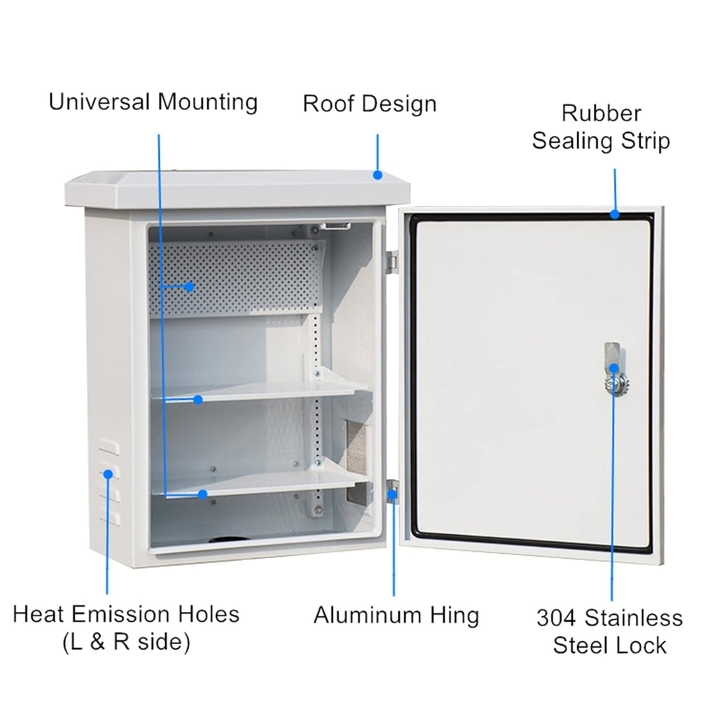 Outdoor Stainless Steel Junction Box IP55 with Mounting Plate T441