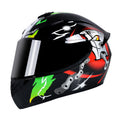 Full Face Motorcycle Helmet with Tinted Visors and Vents X309