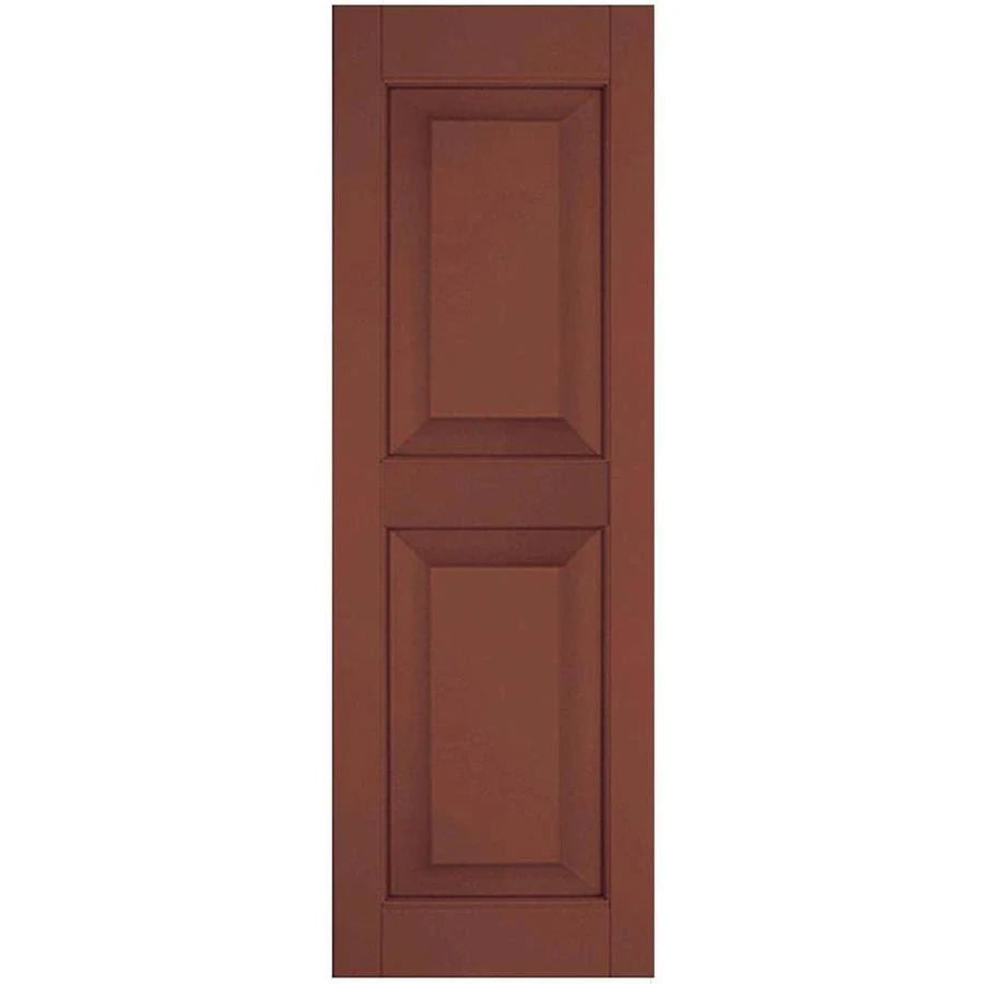 15 in. x 67 in. Exterior Real Wood Pine Raised Panel Shutters Pair N310