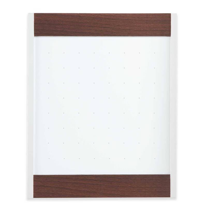 Mahogany Magnetic Whiteboard 4 x 3 Feet G606
