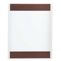 Mahogany Magnetic Whiteboard 4 x 3 Feet G606