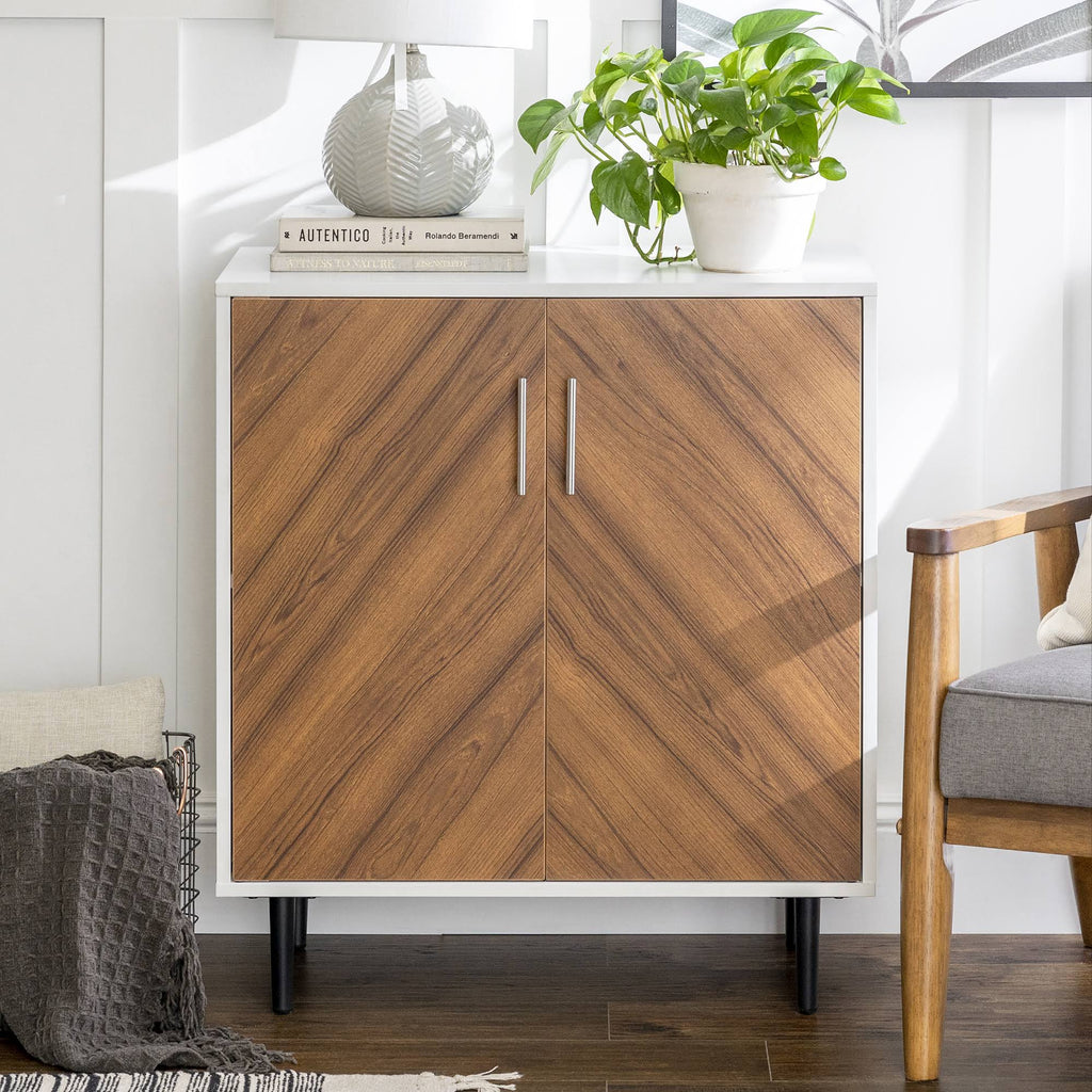 Solid White Accent Cabinet E620065