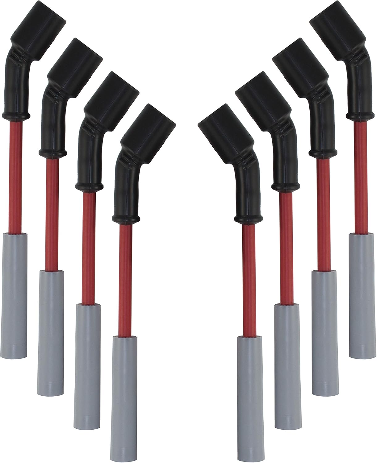 Red LSx Spark Plug Wire Set Pack of 2 H3800