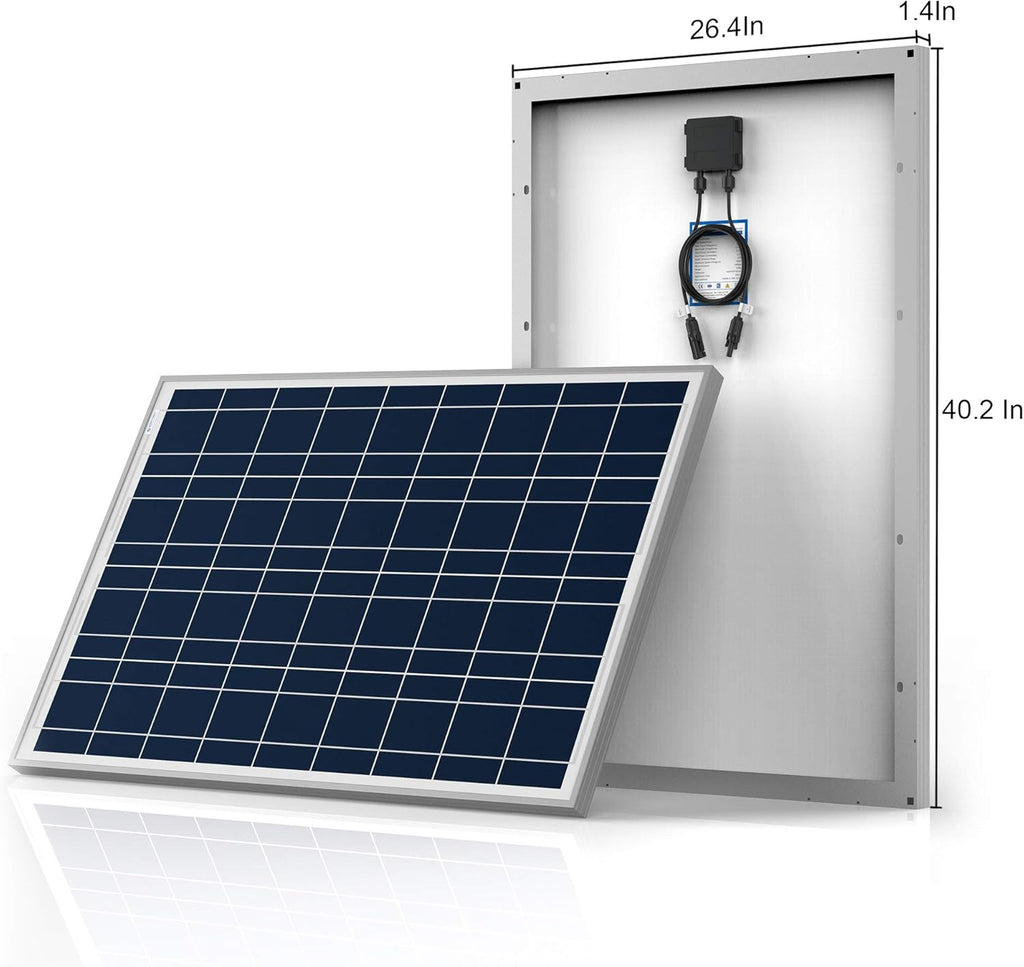 300W 12/24V Polycrystalline Off-Grid Solar Panel Kit with 3PCs 100W Rigid Solar Panels J1311
