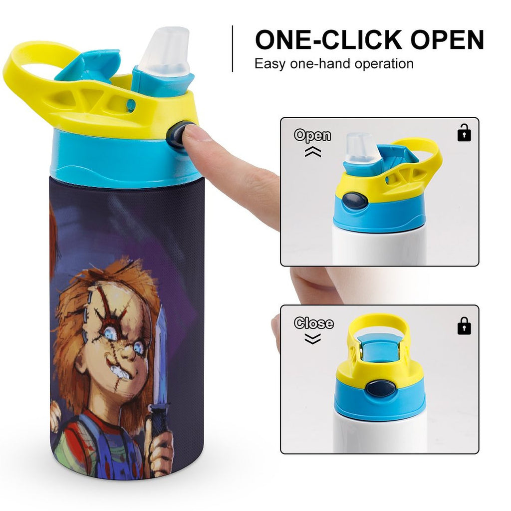 Insulated Stainless Steel Water Bottle with Straw Z5626