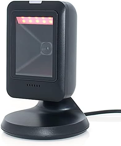 1D 2D QR Omnidirectional Hands-Free USB Barcode Scanner, Pack of 2 D1127