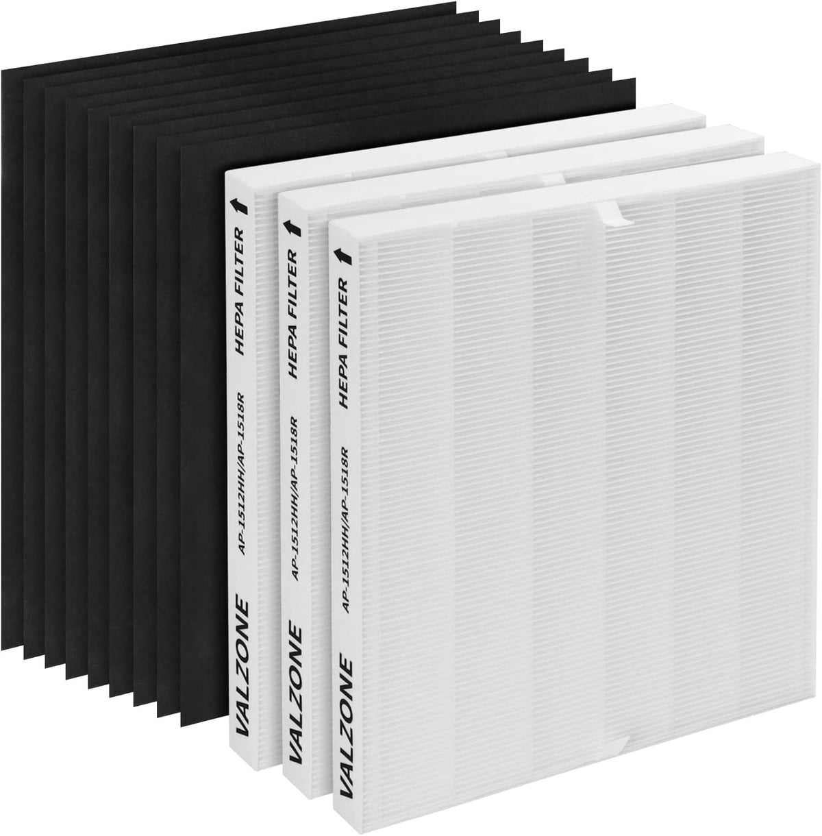 3 Pack True HEPA Filters with 9 Extra Carbon Filters P137876