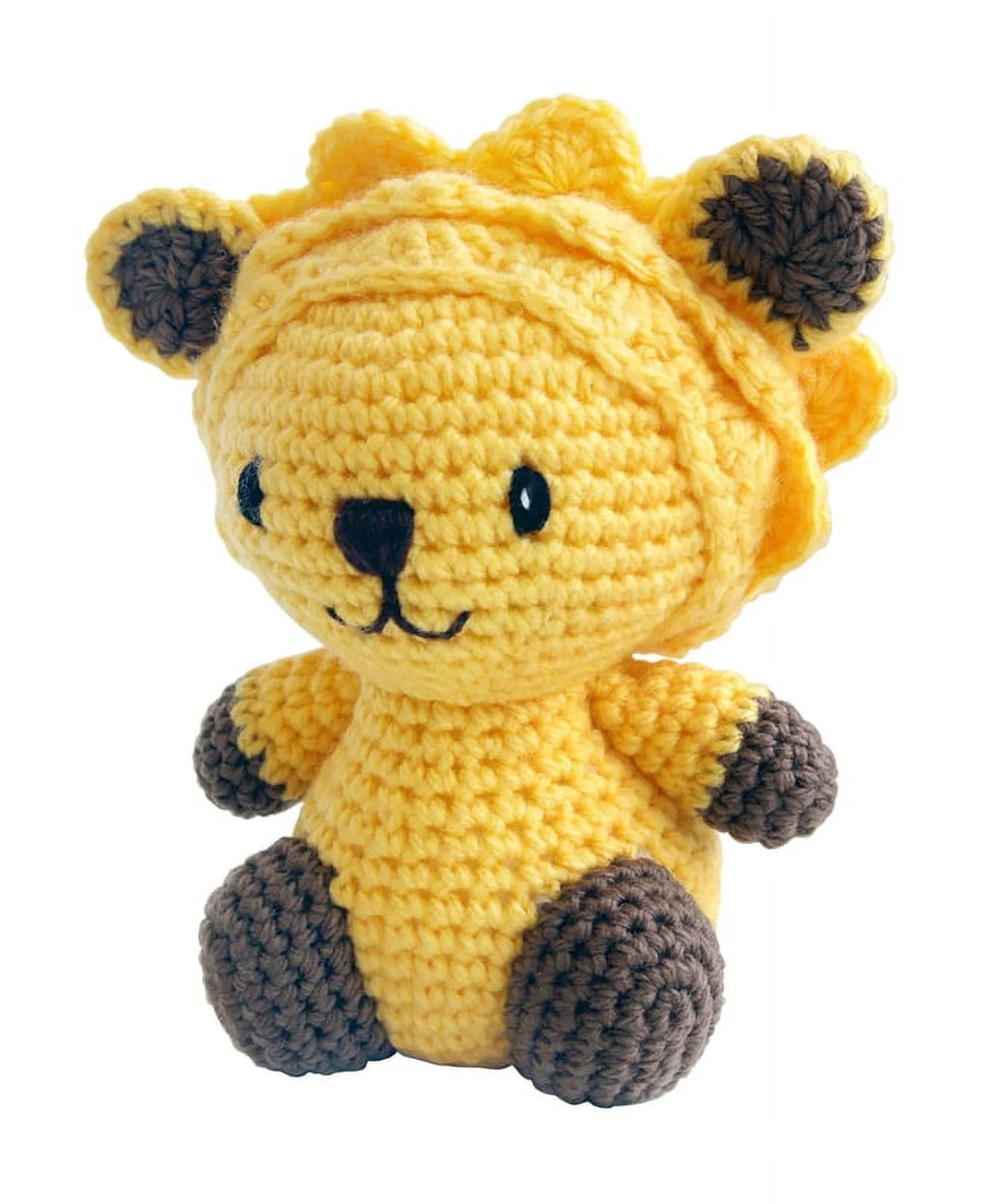 Yellow Sitting Lion Plush Toy C60483