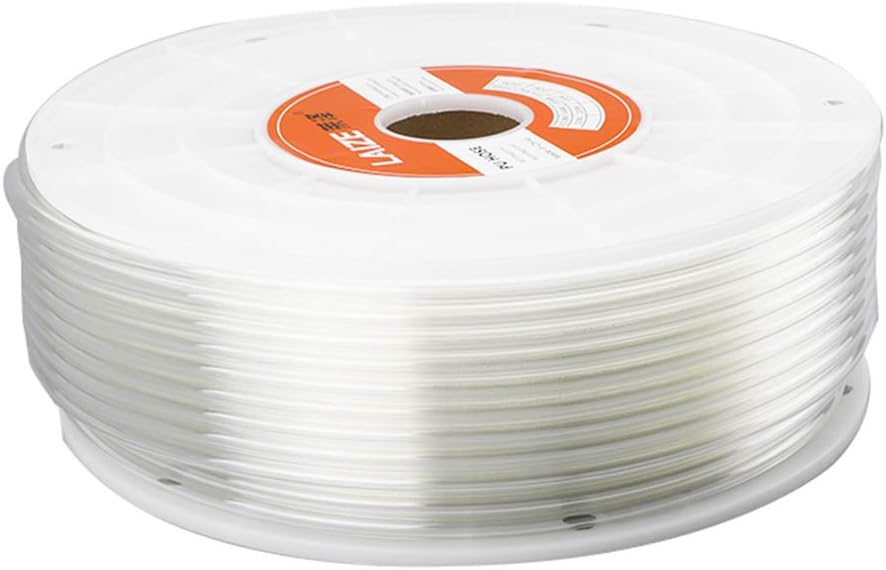 8mm x 5mm Orange 291ft PU Air Hose Tube Pack of 2 H5065