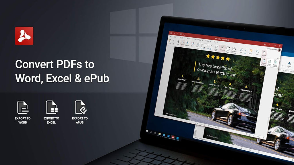 Professional PDF Editor - 1 PC/1 User /1 Year License Pack of 2 U7279