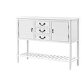White 3 Drawers Console Table G581290
