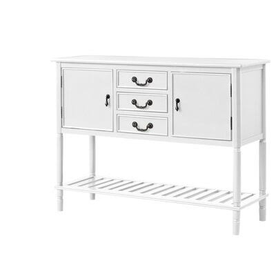 White 3 Drawers Console Table G581290