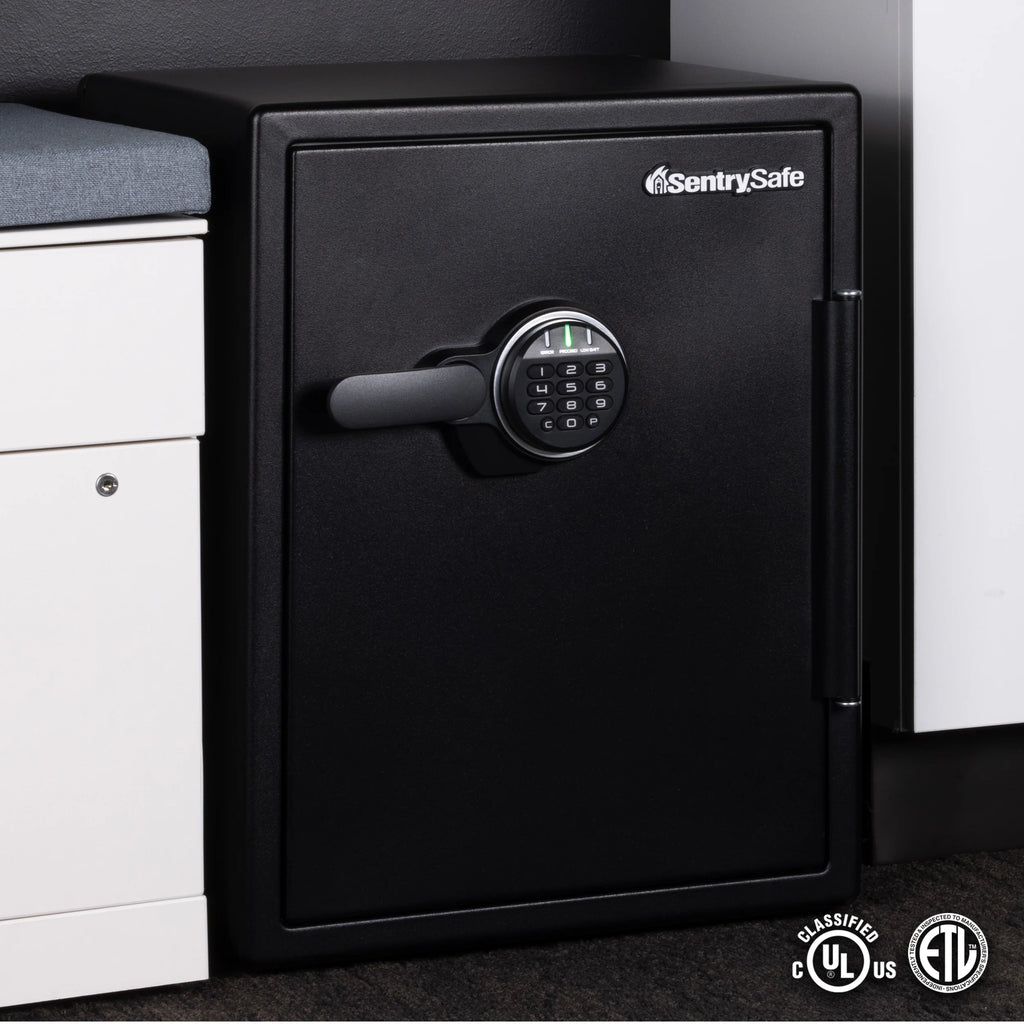 Water and Fire-Resistant Safe with Digital Keypad Lock, 2.0 cu. ft. T8955