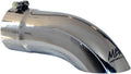 4" O.D. 12" Length T304 Stainless Steel Turn Down Exhaust Tip Pack of 2 G472