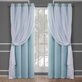 Blue Grommet Curtains 52"x84" L55760