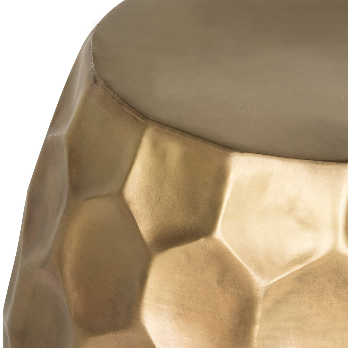Antique Brass Side Table U732