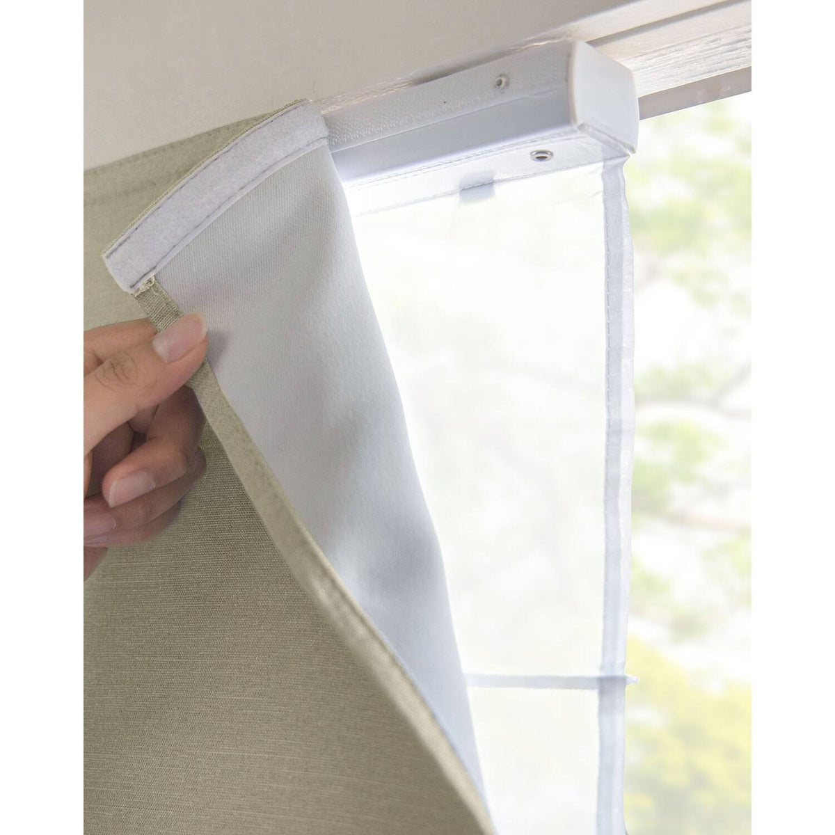 Blackout Cordless Roman Shades Y6305