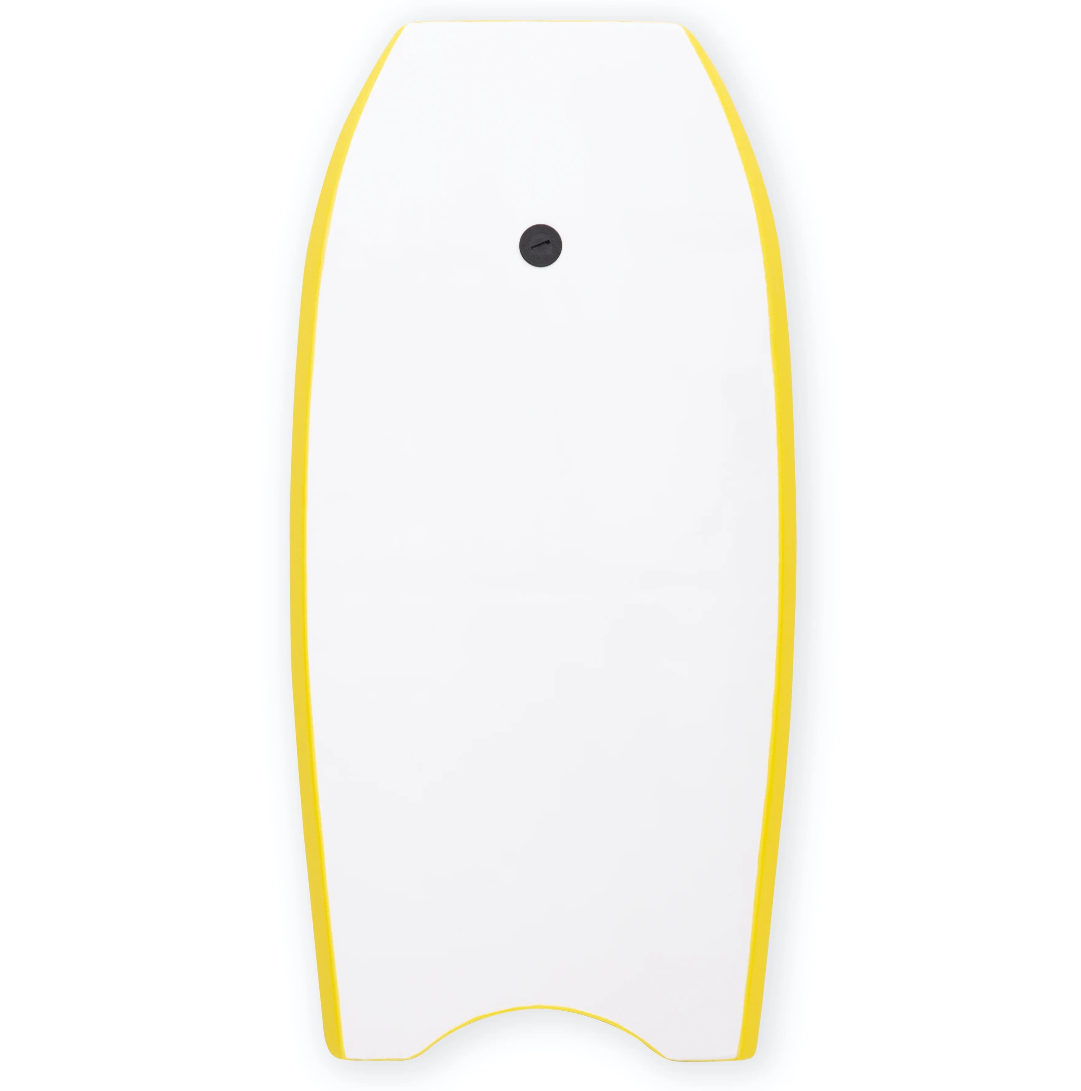 Yellow 34 Inch EPS Core Bodyboard with Wrist Leash P115