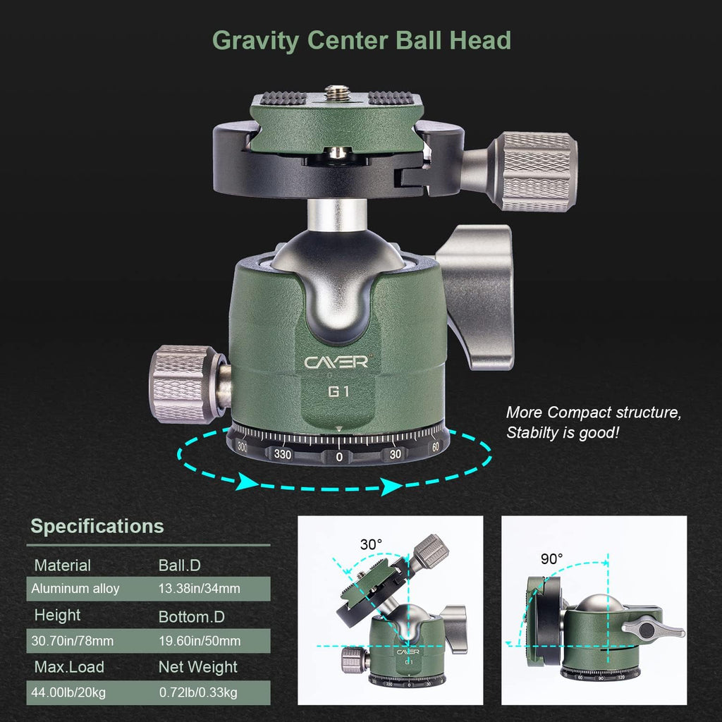 Aluminium 4-Section Camera Tripod with Ball Head V256