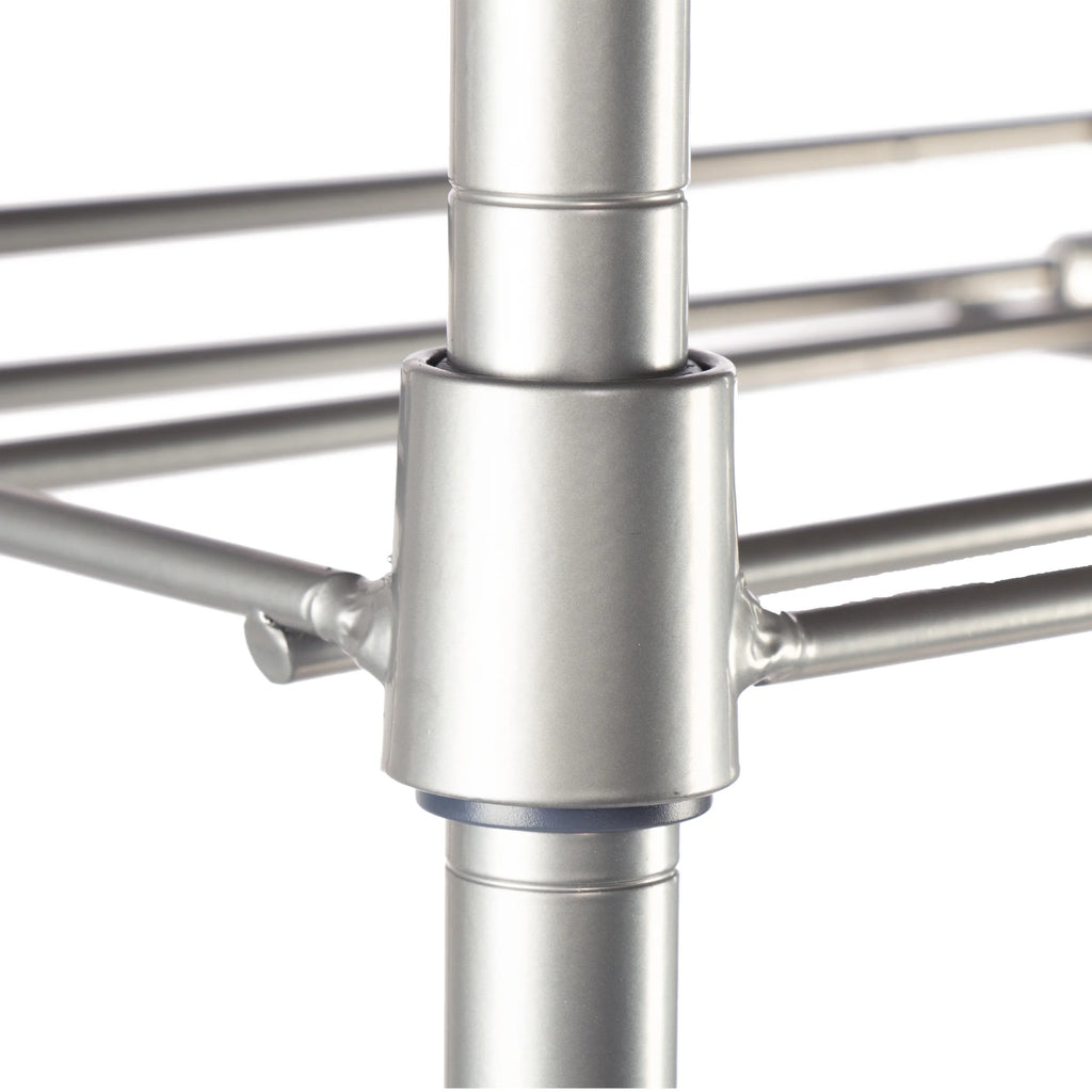 12 Multimedia Silver Shelving Organizer O16815