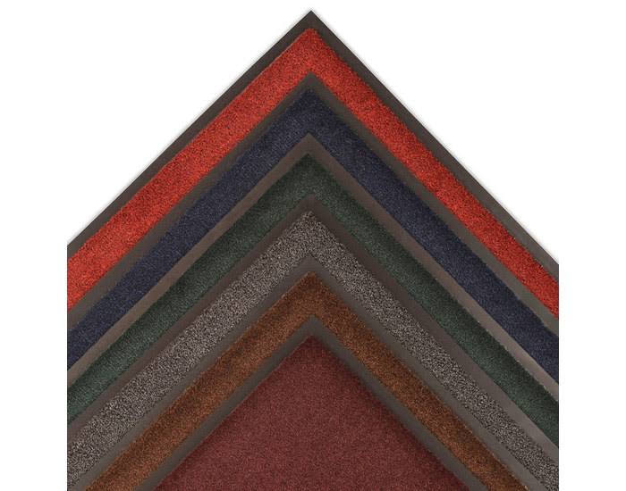 Navy Indoor Carpeted Entry Mat, Vinyl Backing, 3 ft Length x 60 ft Width M451