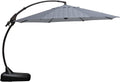 Brick Red 11 FT Aluminum Cantilever Umbrella with Base L99539
