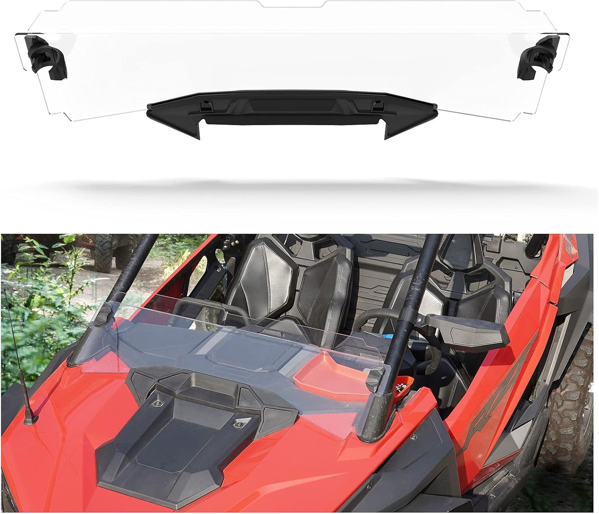 Half Windshield Clear Hard Coat Compatible with Polaris RZR PRO XP 4 N35691