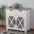 White Wood Console Cabinet I99559