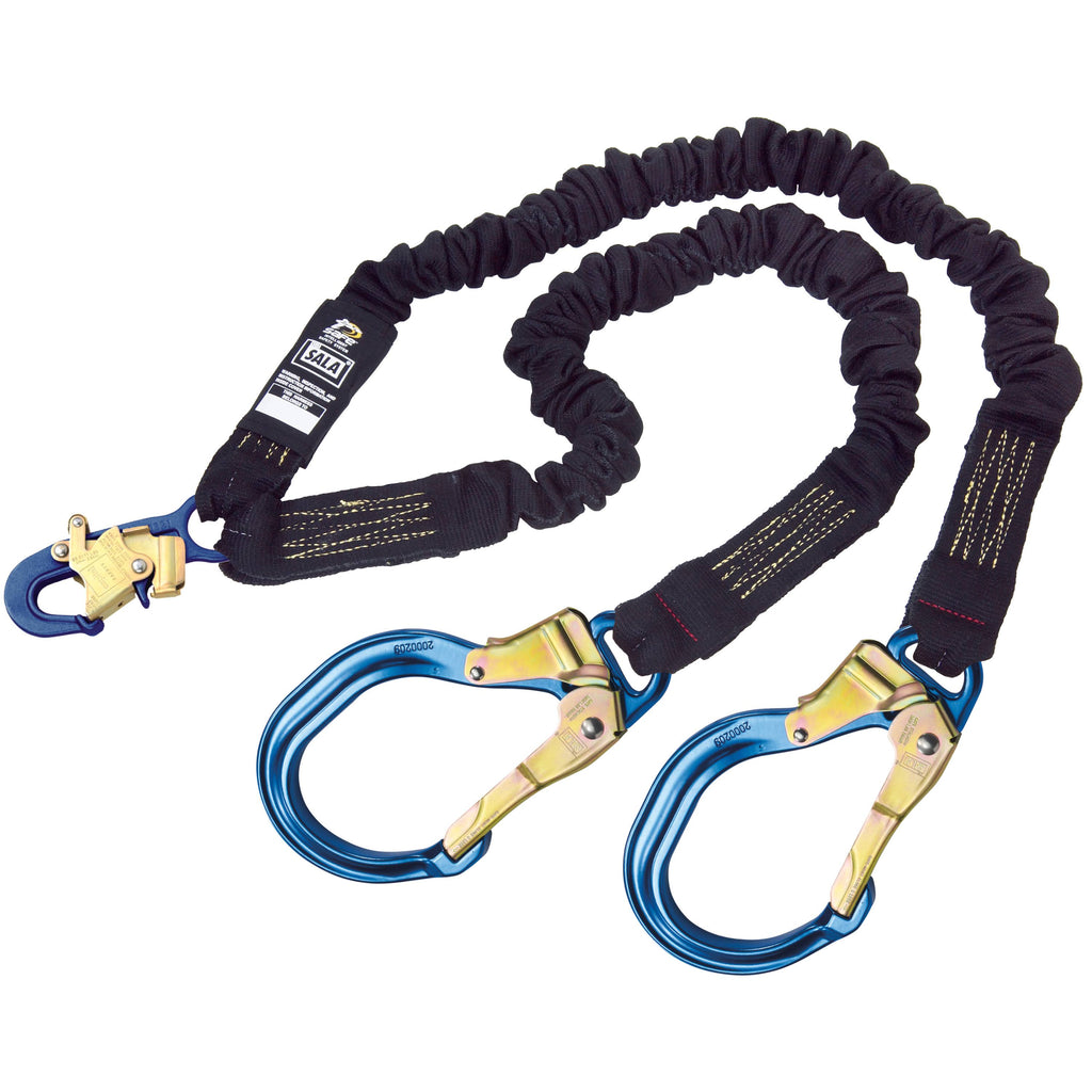 Arc Flash Shock-Absorbing Lanyard, Black S71634