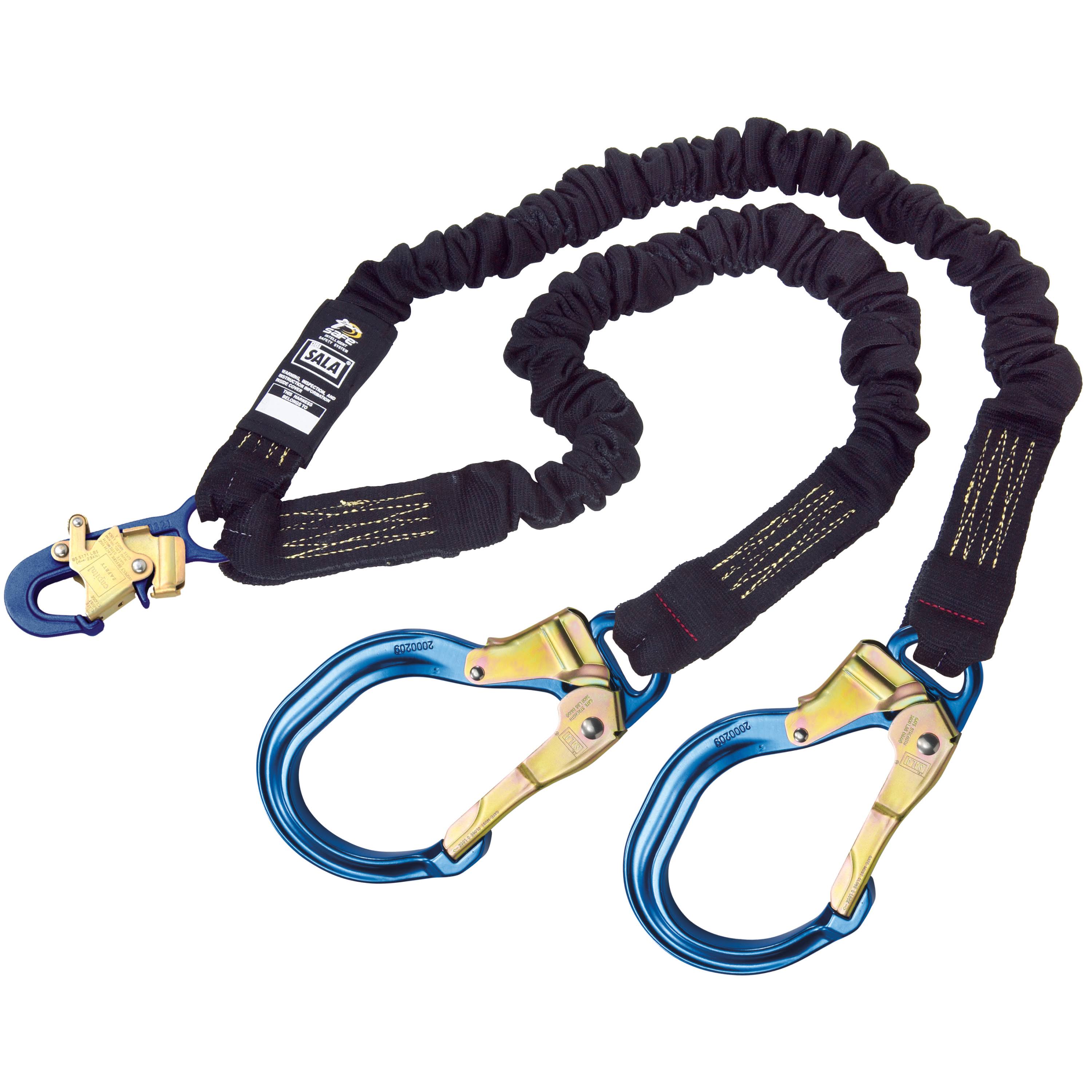 Arc Flash Shock-Absorbing Lanyard, Black S71634