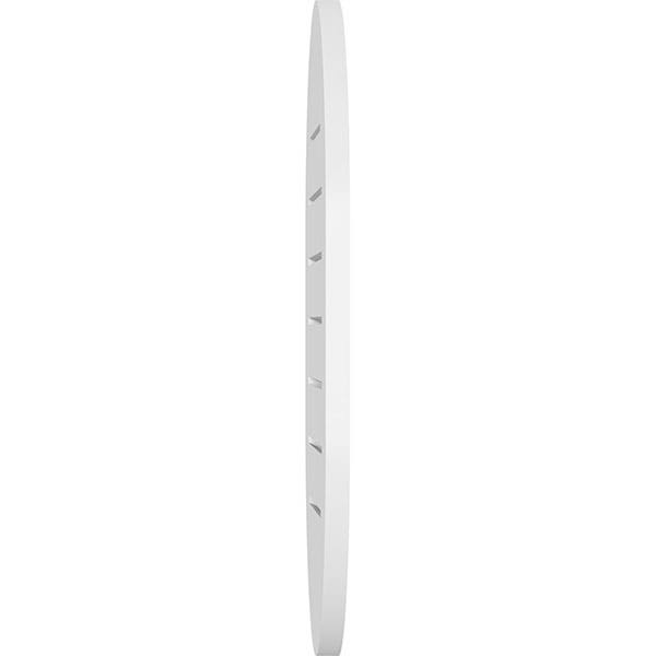 28x22W x 32x22H Vertical Round Ended Surface Mount PVC Gable Vent I77300