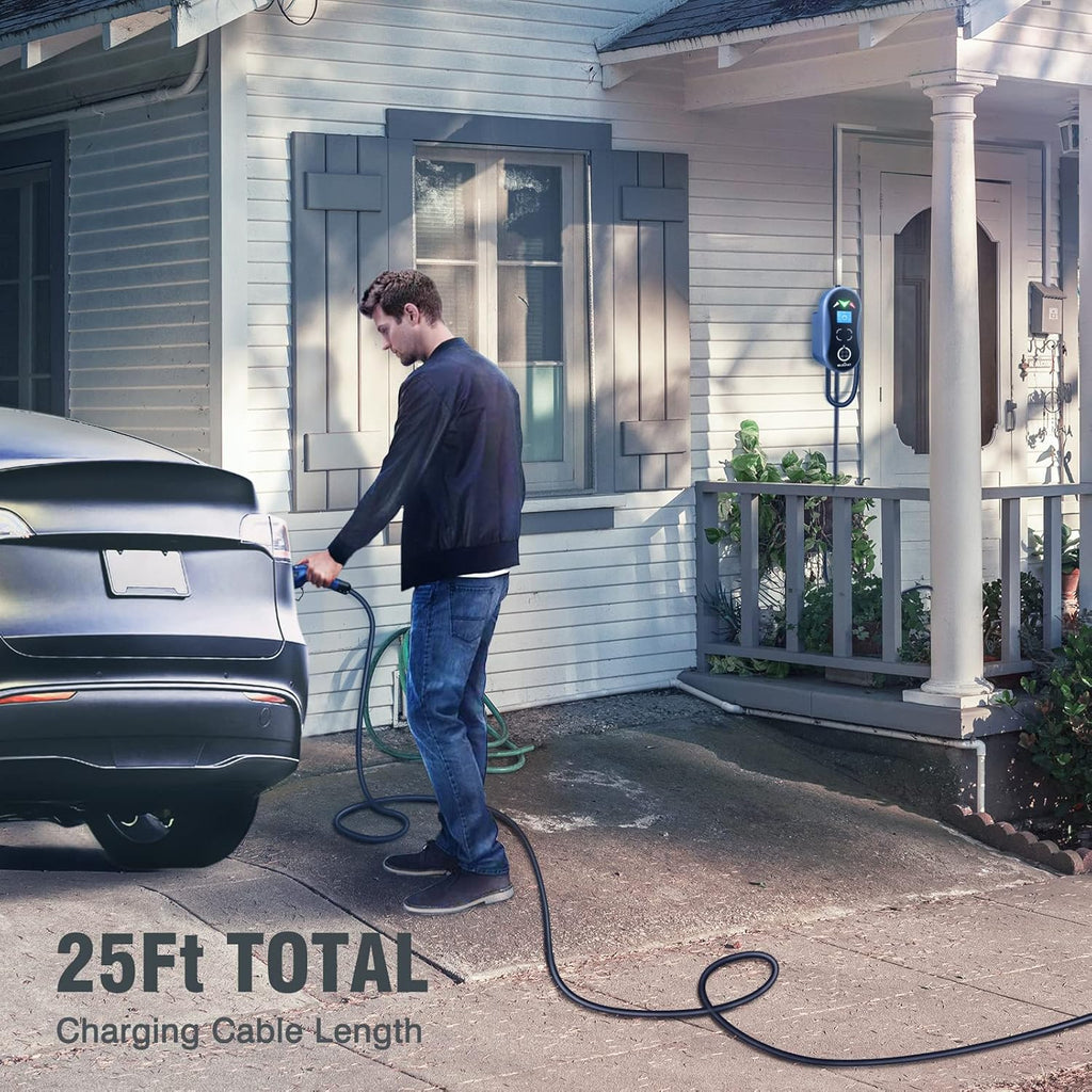 Level 2 EV Charger with 25ft Cable, NEMA 6-50P U8016