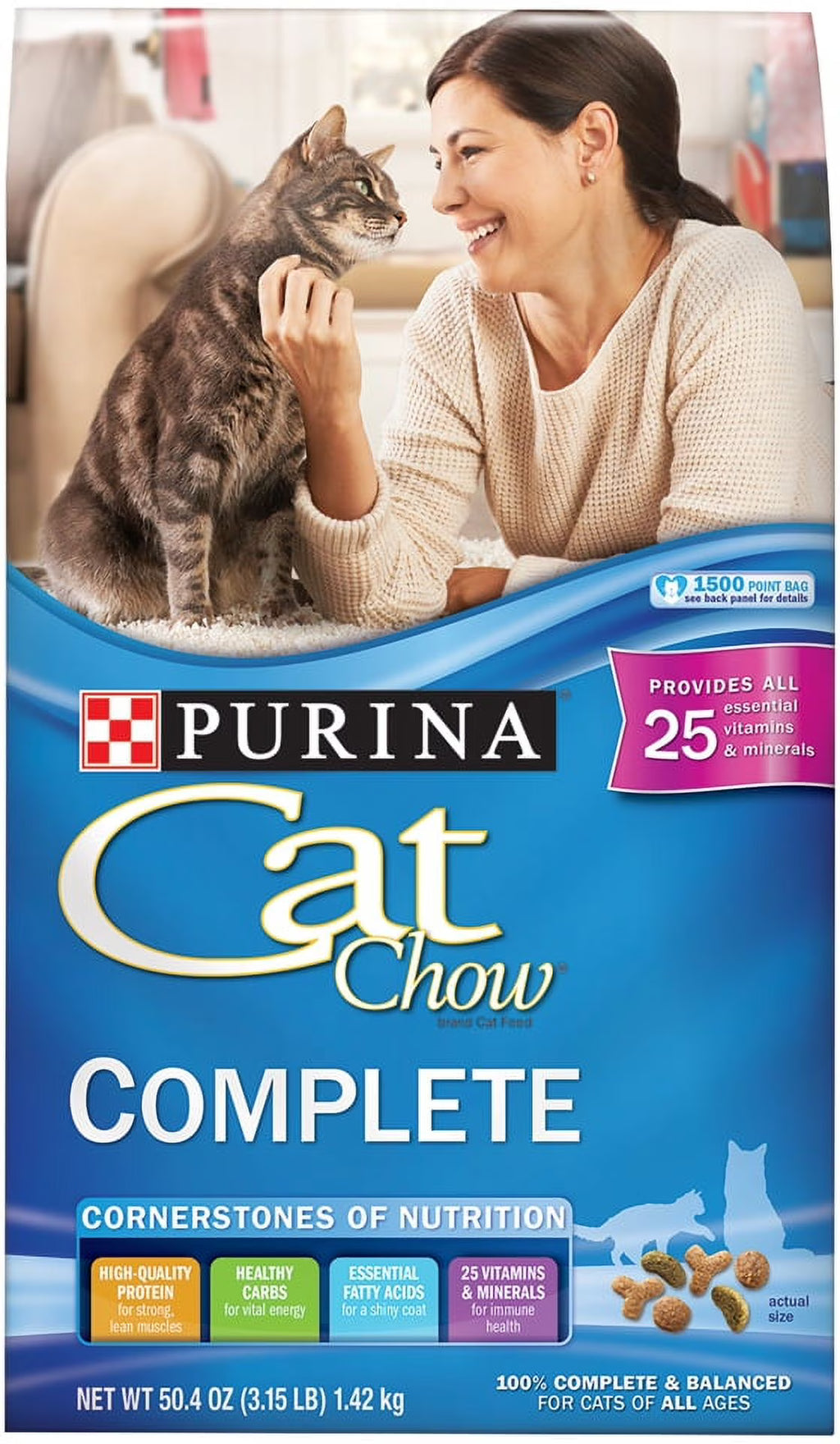 3.15 lb. Bag Dry Cat Food Y935