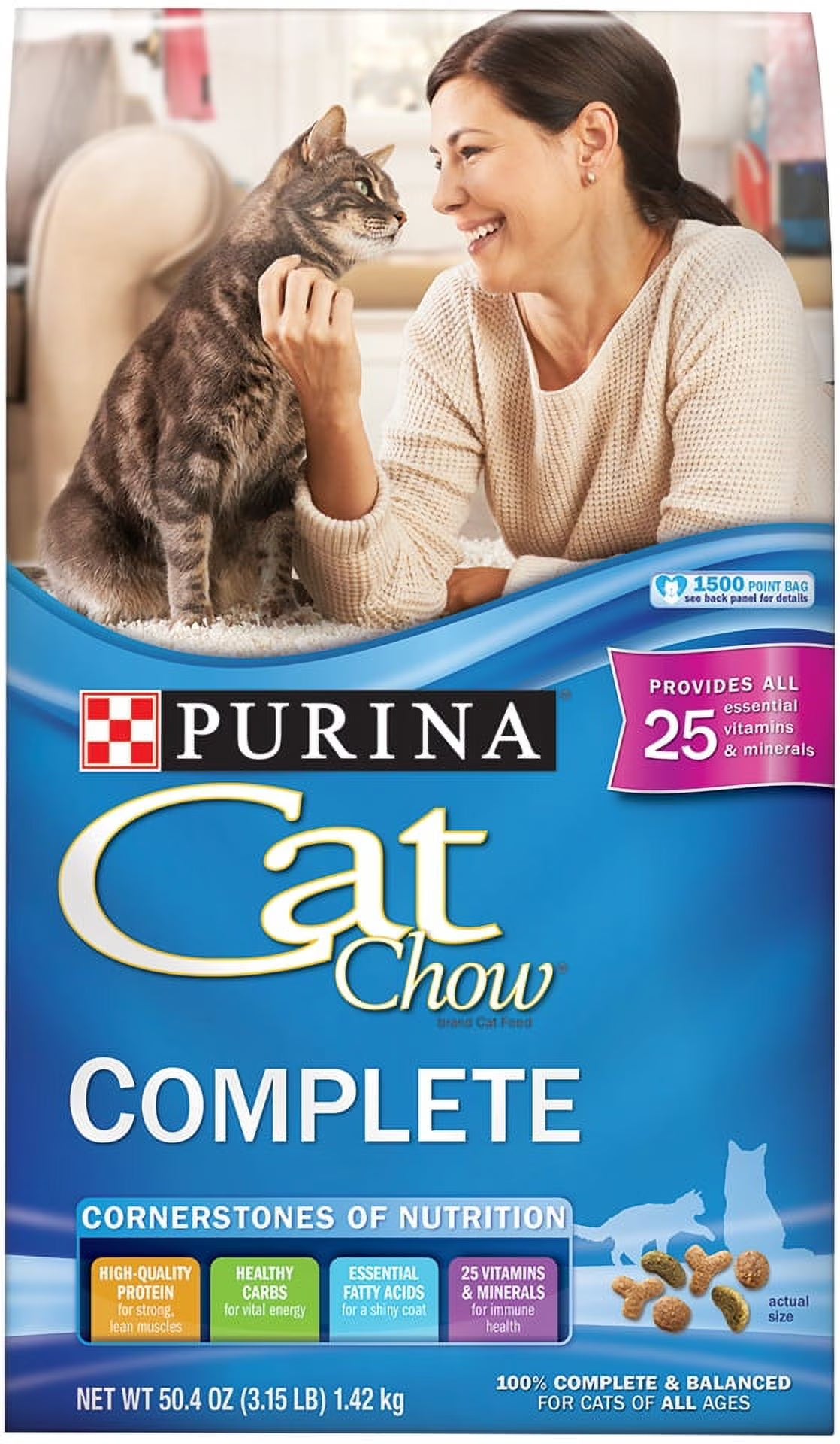 3.15 lb. Bag Dry Cat Food Y935