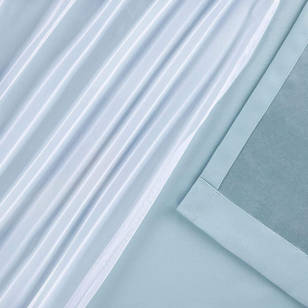 Blue Grommet Curtains 52"x84" L55760