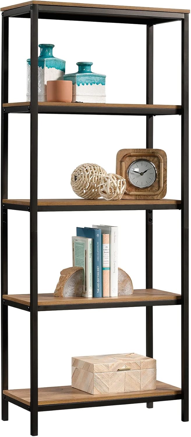 Tall Bookcase, Sindoori Mango Finish K505