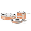5 Piece Copper Cookware Set Q10993