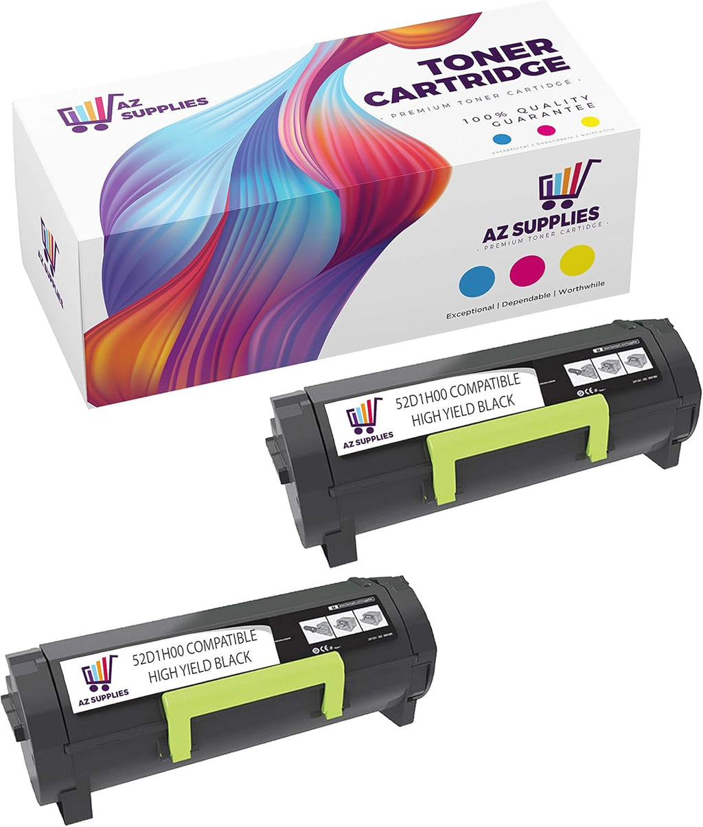 Black High Yield Toner Cartridge 2 Packs V22712