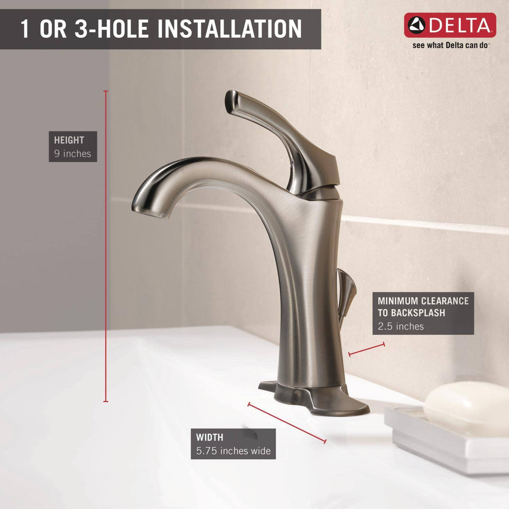 Single Handle Bathroom Faucet Venetian Bronze L8636