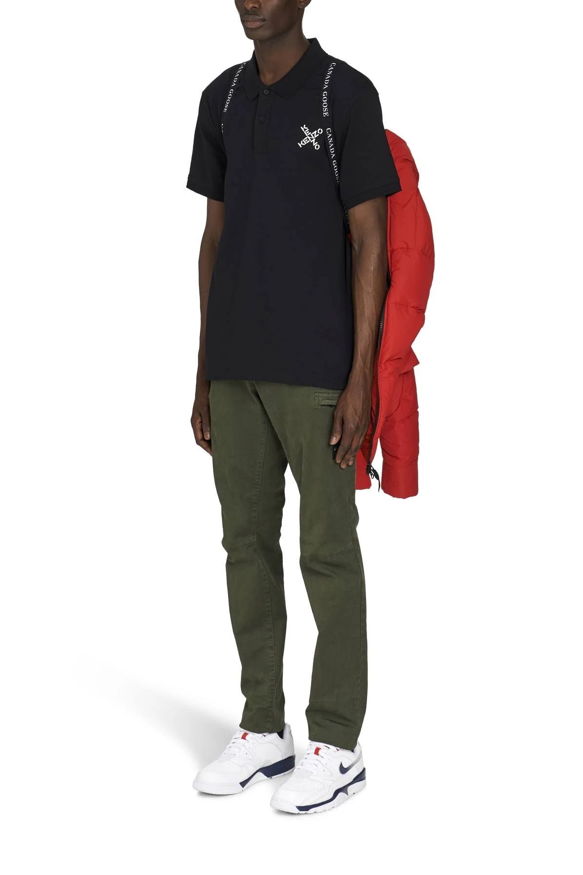 Red Men's Coat C767