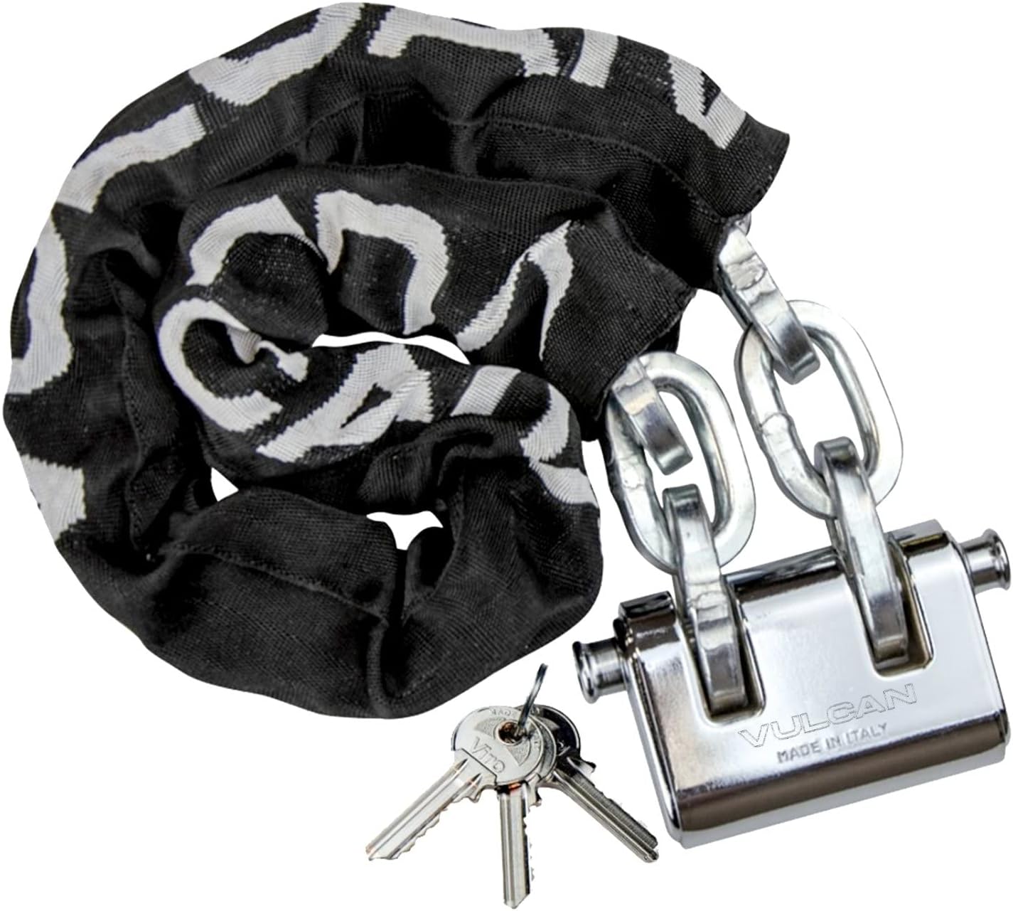 Security Chain and Lock Kit - Case-Hardened - 5/16 Inch x 9 Foot Chain E84362