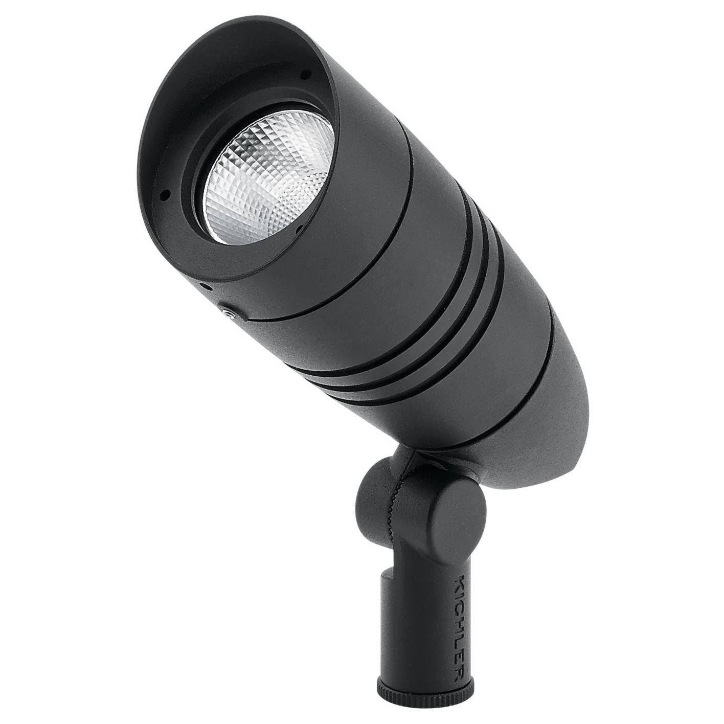 Textured Black Landscape LED Accent Light F2761