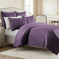 Twin Purple Coverlet F578996