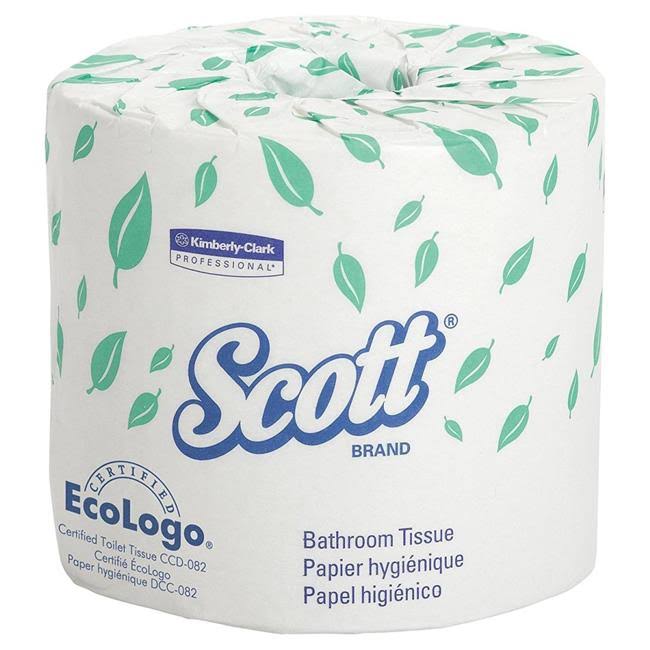 2-Ply Standard Roll Bathroom White Tissue, 550 Sheets - Case of 80 X878218