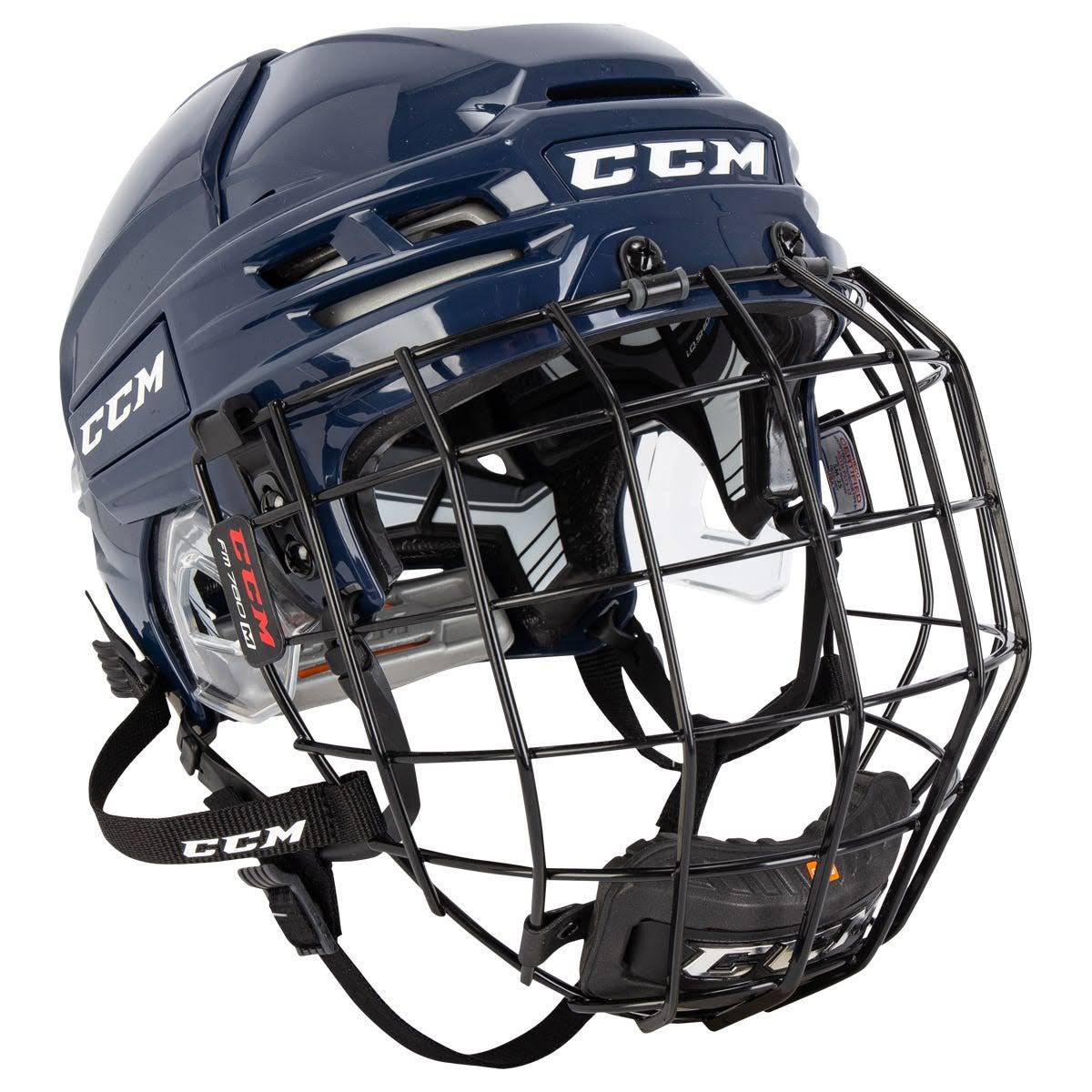 Navy Hockey Helmet Combo L5790