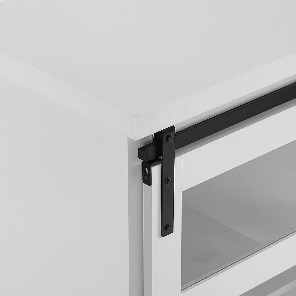 White Sliding Glass Door Buffet Cabinet W546851