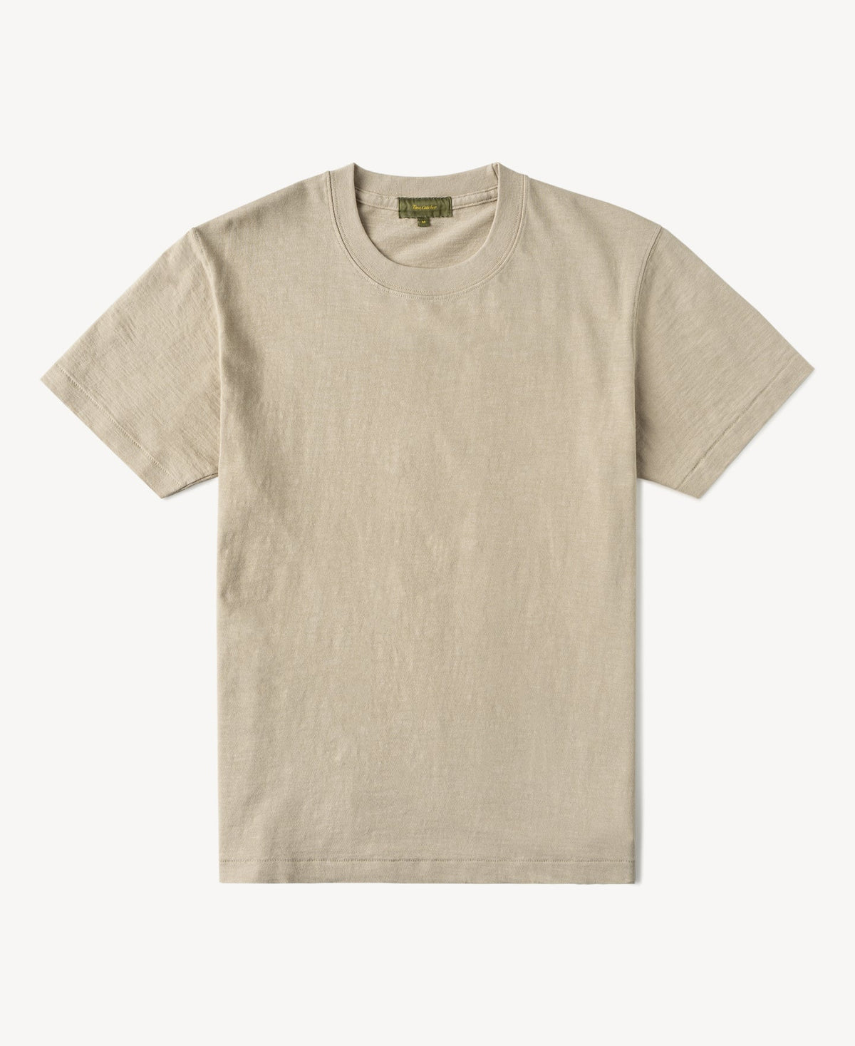 Classic Fit Loopwheel Slub Cotton T-Shirt