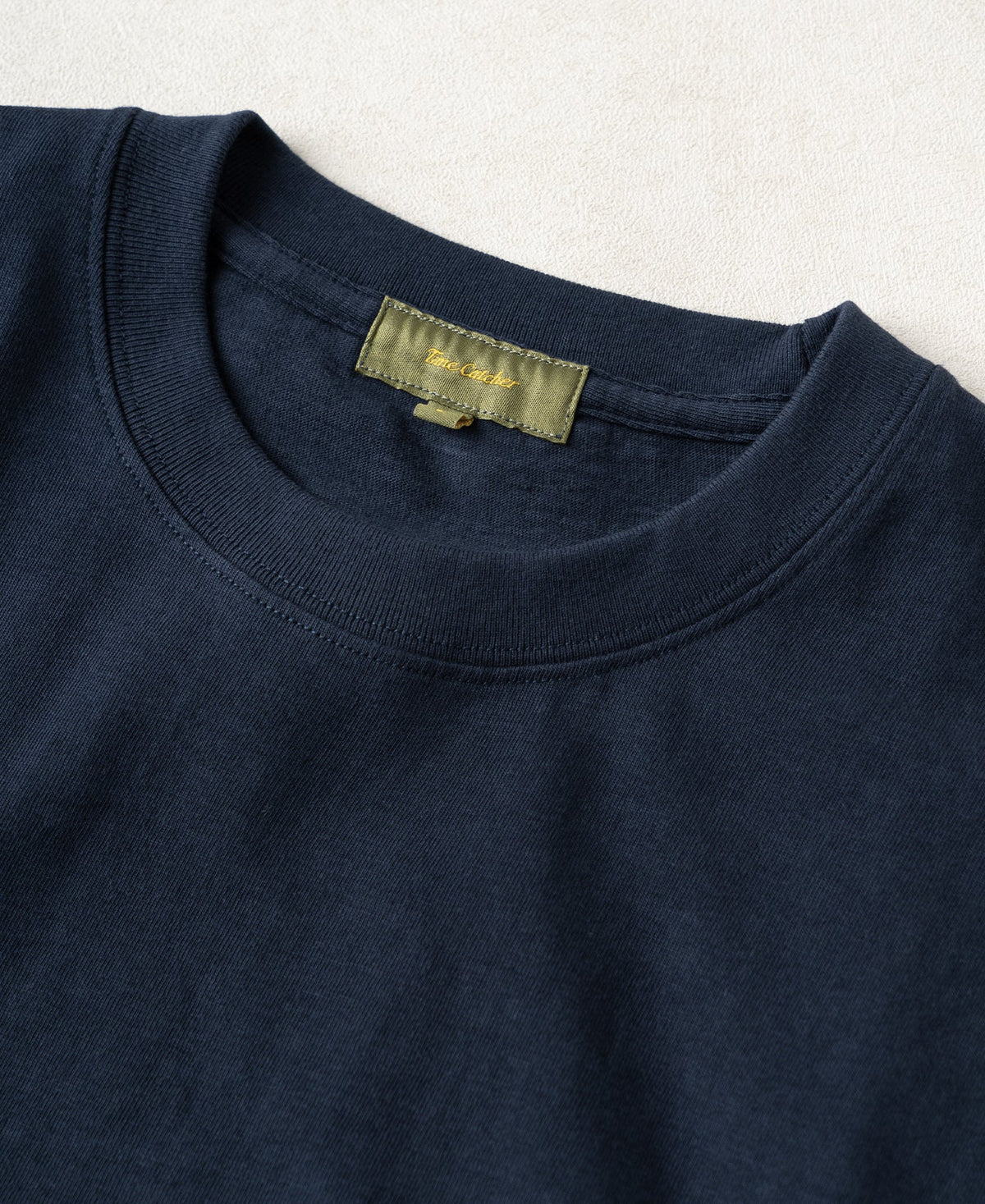 Classic Fit Loopwheel Slub Cotton T-Shirt
