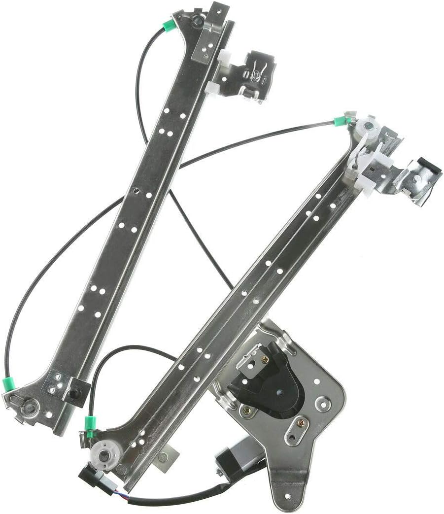 Rear Passenger Side Window Regulator with Motor Assembly Pack of 2 Q6634
